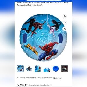 Marvel Spider-Man inflatable snow tube vinyl sled for kids snow outdoor toys